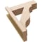 Ekena Millwork 5 1/2-in W x 16-in D x 20-in H Funston Block Rough Cedar Woodgrain TimberThane Outlooker, Primed Tan OUTUR055X16X20FST44RCPR - alternate 6